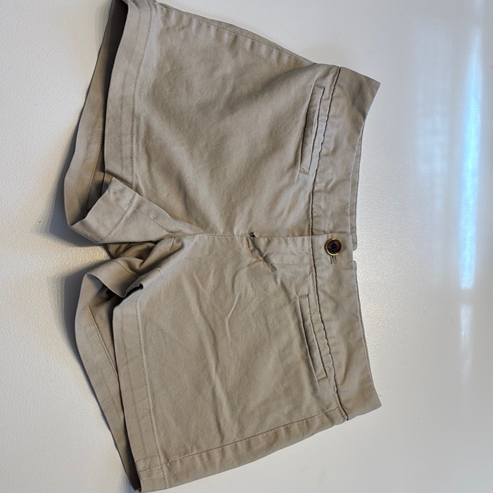 Classic Tan Women’s Flat Front Shorts